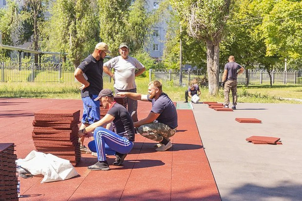 В Луганске заканчивают ремонт УВК "Интеллект". Фото - "Гормост"