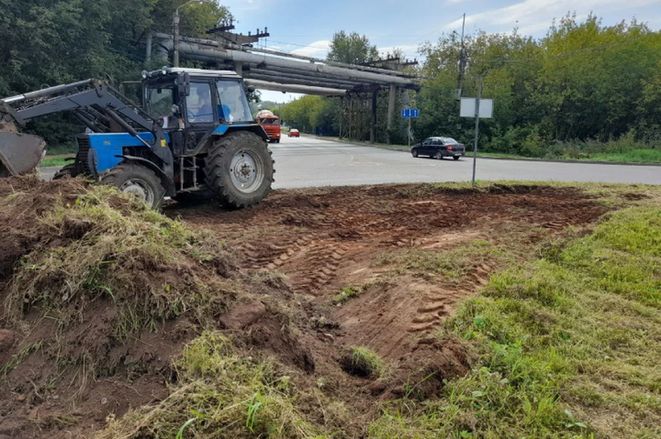В ближайшие дни будут культивировать грунт и высаживать растения. Фото: t.me/green_vyatka