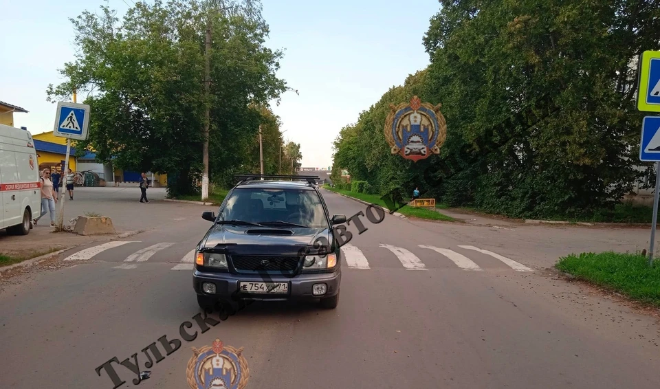 В Богородицке пьяный водитель автомобиля Subaru сбил 40-летнюю женщину