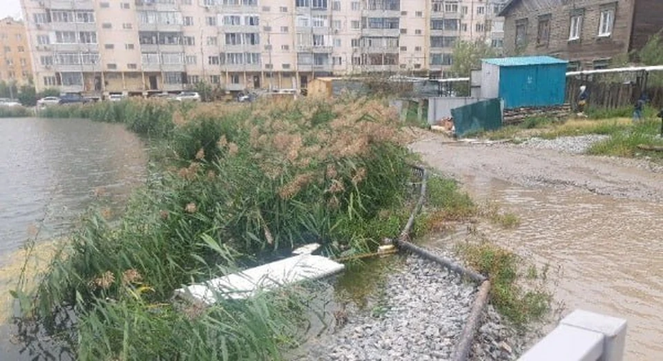 Озеро Щорса по улице Лермонтова. Фото: администрация Якутска