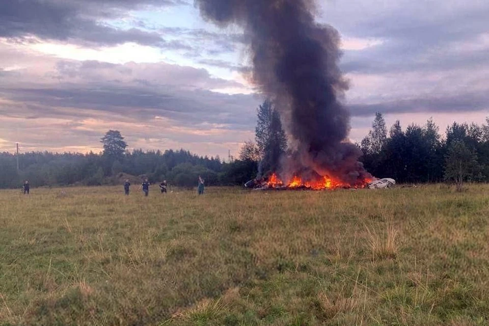 Самолет Евгения Пригожина потерпел крушение 23 августа 2023 года