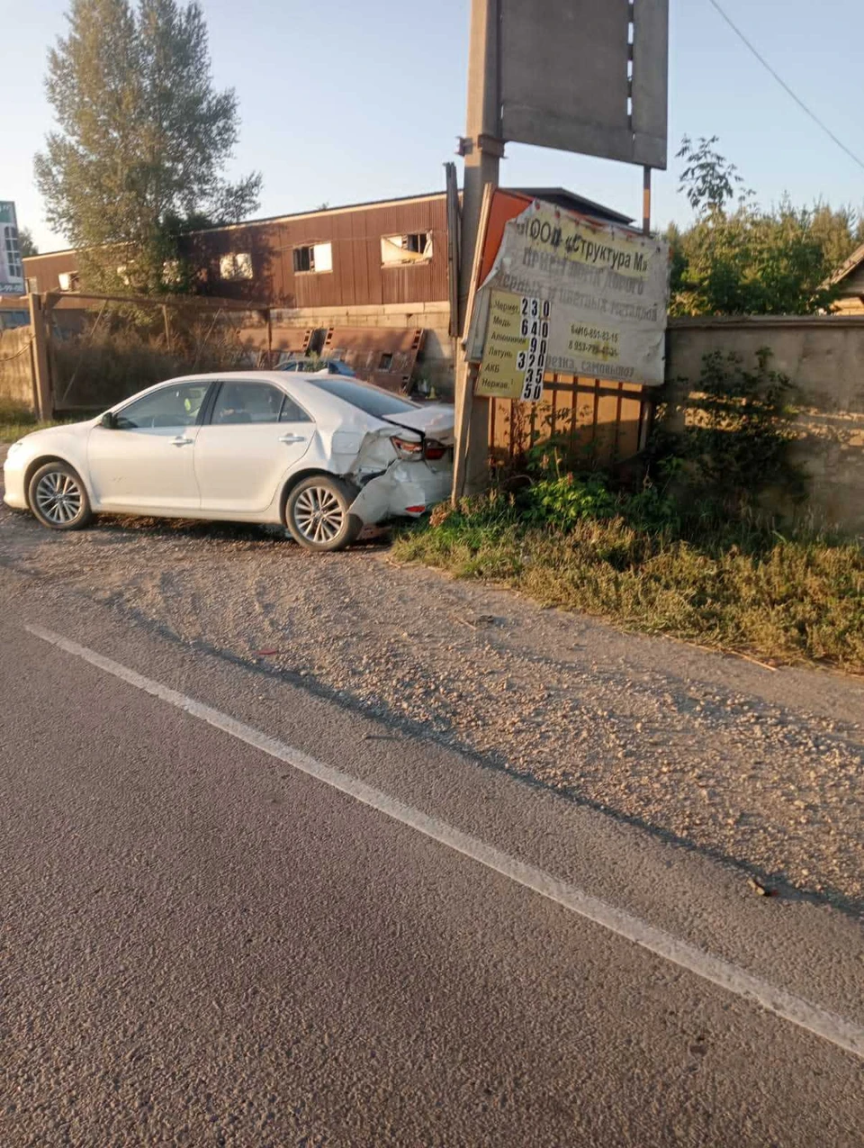 В аварии пострадали водитель и пассажир иномарки