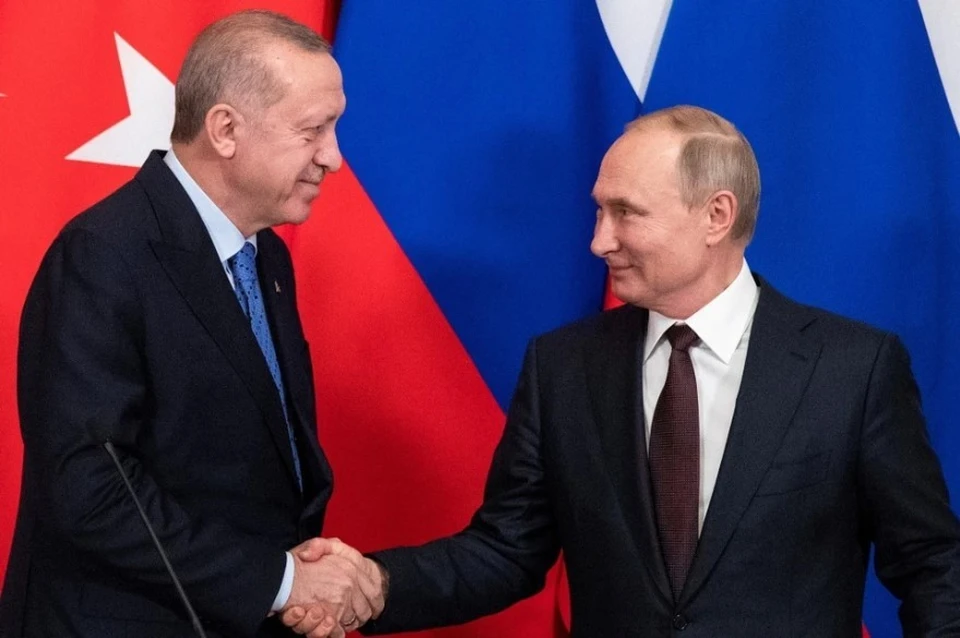 Опубликовано меню рабочего обеда Путина и Эрдогана