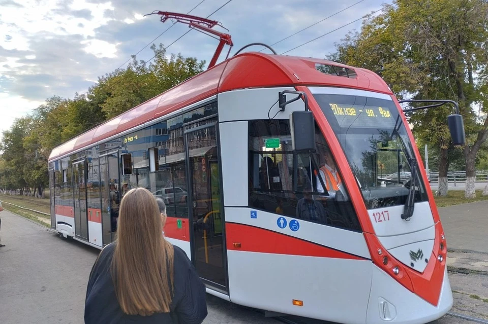 Новые трамваи поехали в Самаре по маршруту 20к