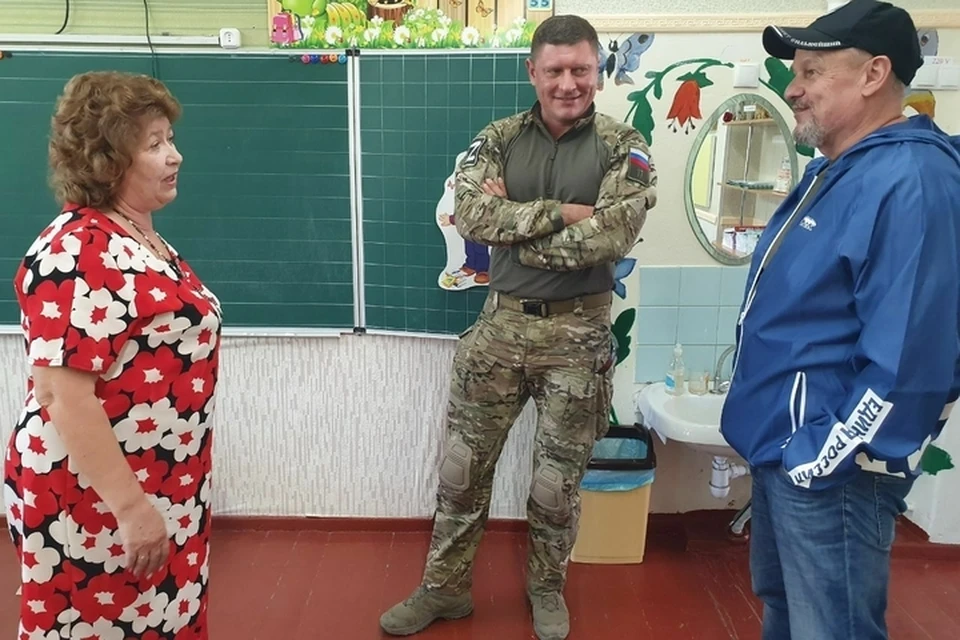 Председатель Правительства Херсонской области посетил Новую Каховку с рабочим визитом. ФОТО: тг-канал Андрея Алексеенко