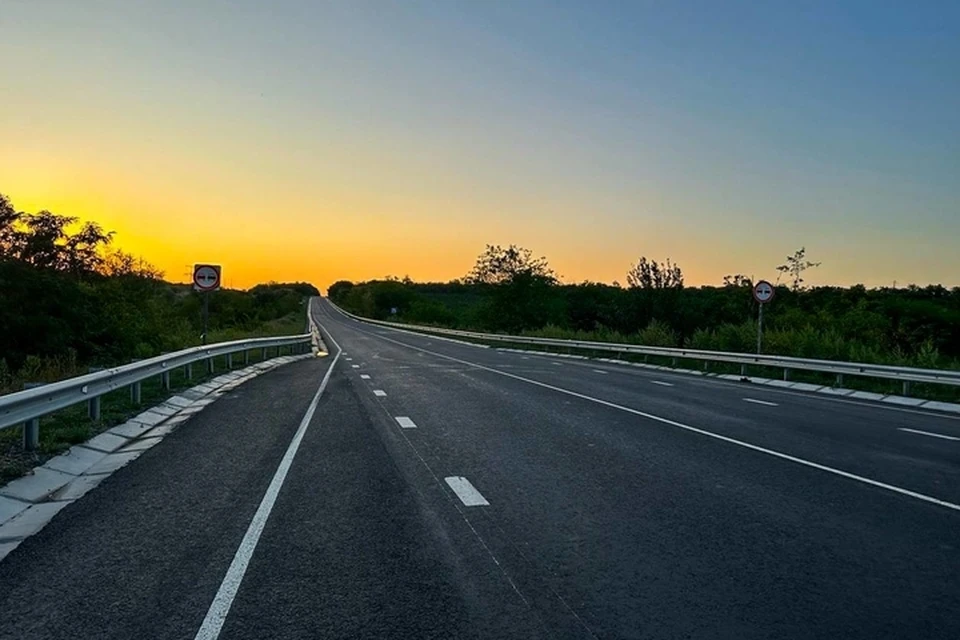 В Запорожской области отремонтировали 30-километровый участок дороги от Приморска до Бердянска. ФОТО: тг-канал Марата Хуснуллина