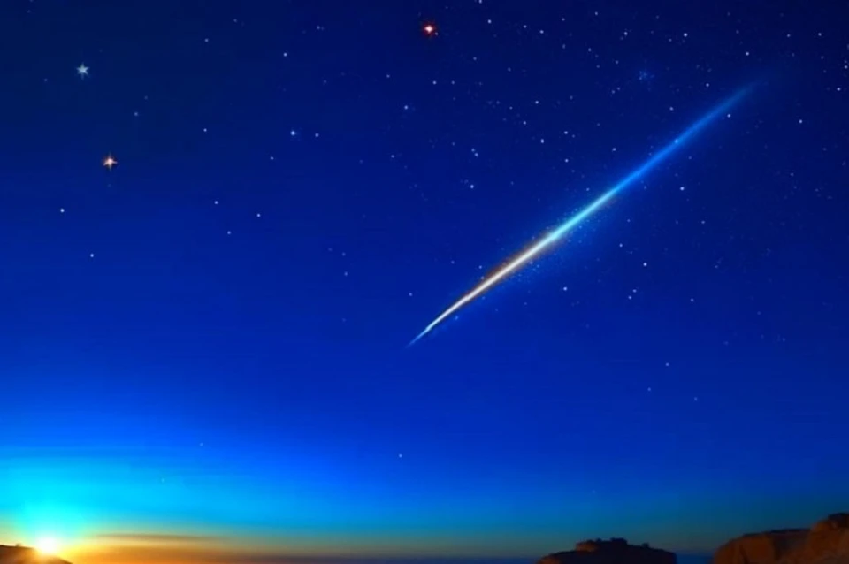 Комета сближается с Землей раз в 200 лет. Фото: нейросеть Кандинский 2.2