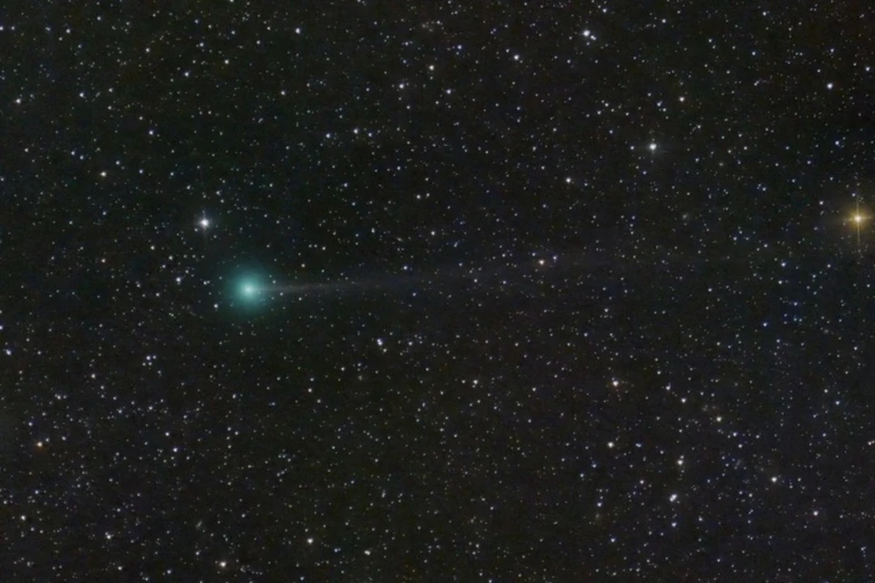 В Беларуси можно будет увидеть пролетающую комету Нишимура 17 сентября. Снимок используется в качестве иллюстрации. Фото: Московский планетарий
