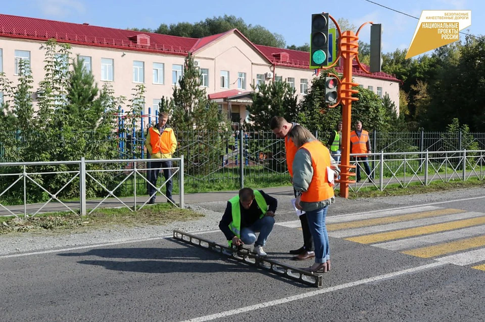 В Кемерове проверили качество отремонтированных дорог.