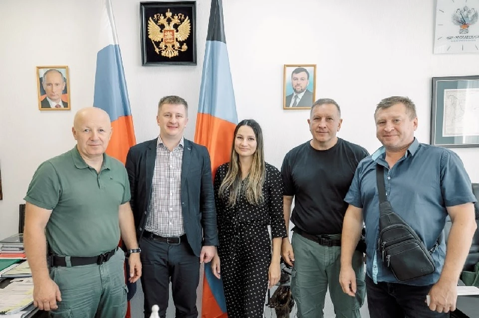 Мэр города Олег Моргун провел встречу с генеральным директором ООО «ТР-Софт» Алексеем Зининым. Фото: ТГ/Моргун