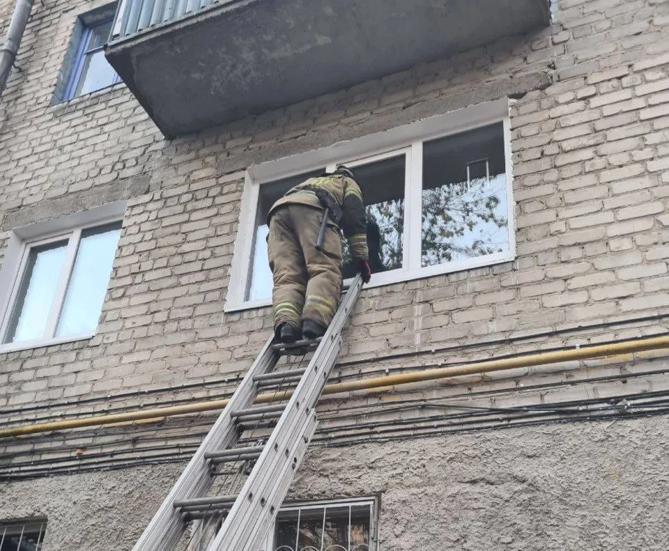 Женщина не смогла попасть домой и позвонила в службу спасения. ФОТО: МЧС УО