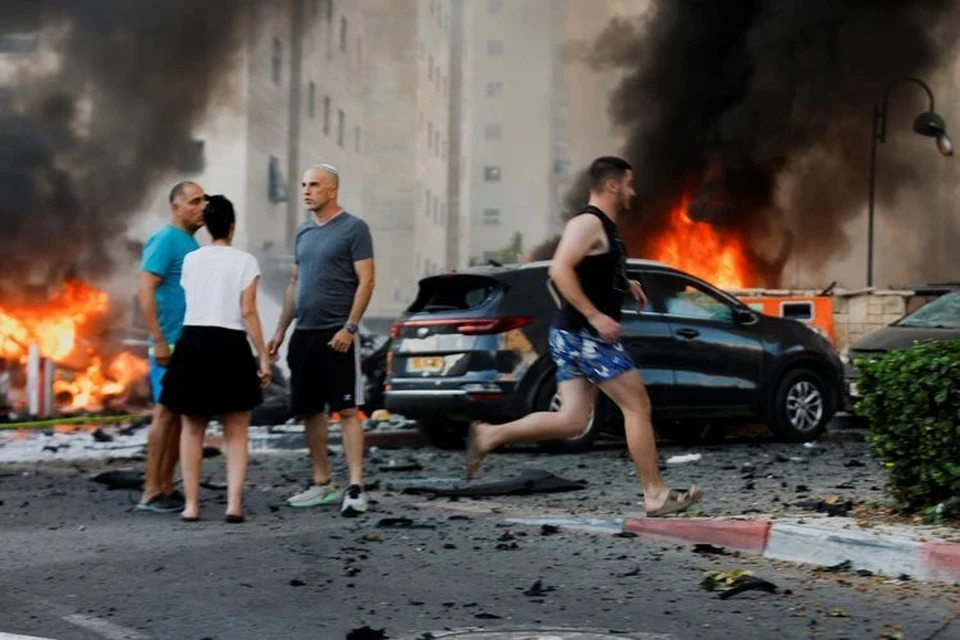 Последствия удара со стороны ХАМАС в израильском Ашкелоне, 7 октября Фото: REUTERS