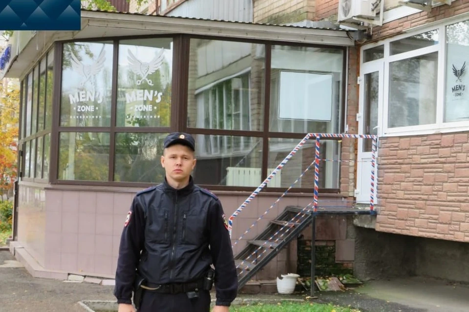 На место отправился участковый Максим Галкин