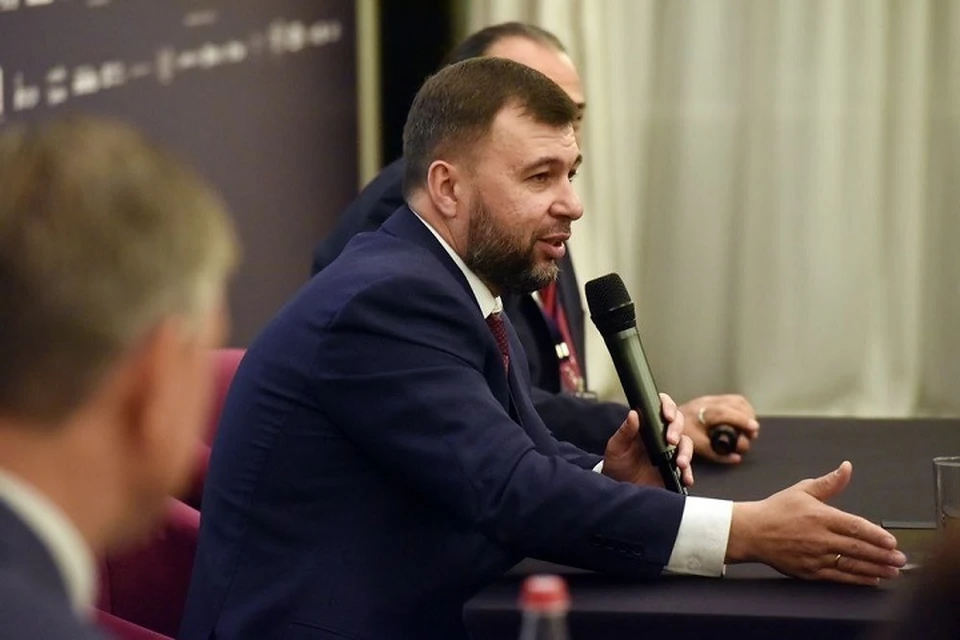 Глава ДНР Денис Пушилин представил стратегию устойчивого развития Приазовья до 2040 года. Фото: ТГ/Пушилин