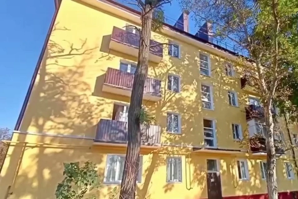Тульская область восстановила четырехэтажный дом в Мариуполе. Фото: «РКС-НР»