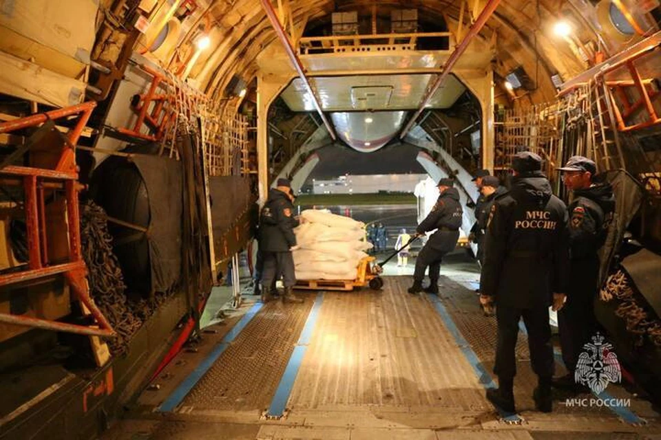 Россия направила в сектор Газа 27 тонн гуманитарного груза Фото: пресс-служба МЧС России