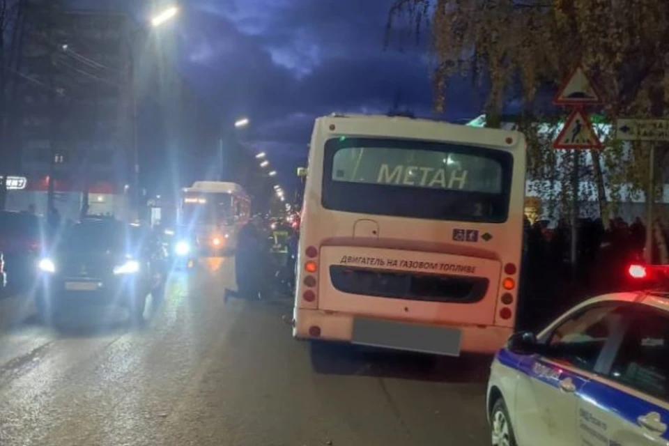Водитель автобуса на высокой скорости сбил восьмилетнего ребенка. Фото: ГИБДД Татарстана