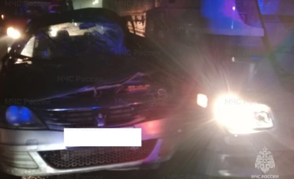В Калужской области столкнулись фура и легковой авто