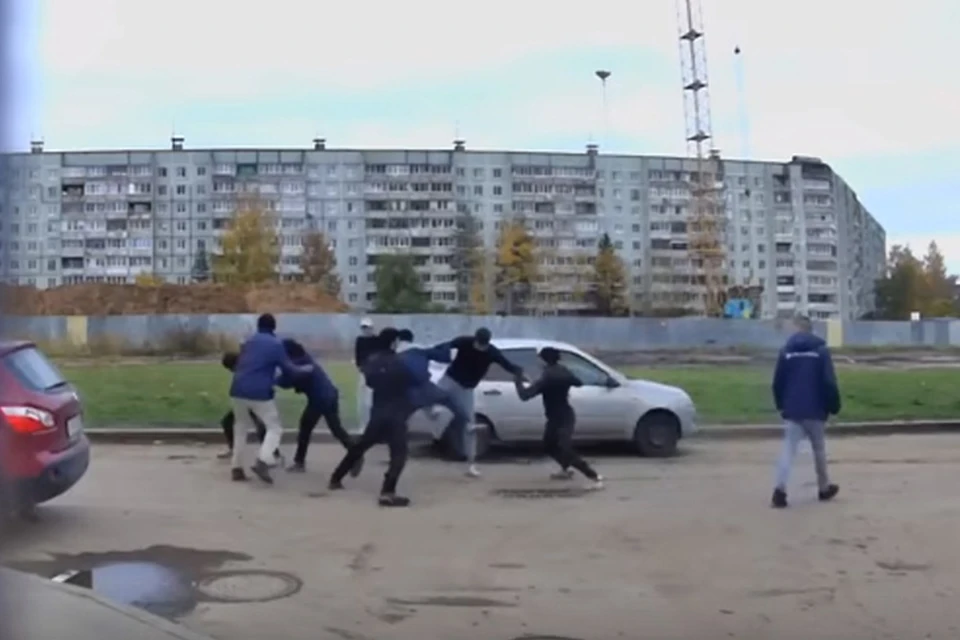 В групповой драке участвовали рабочие со стройки Фото: vk.com/ost_tver
