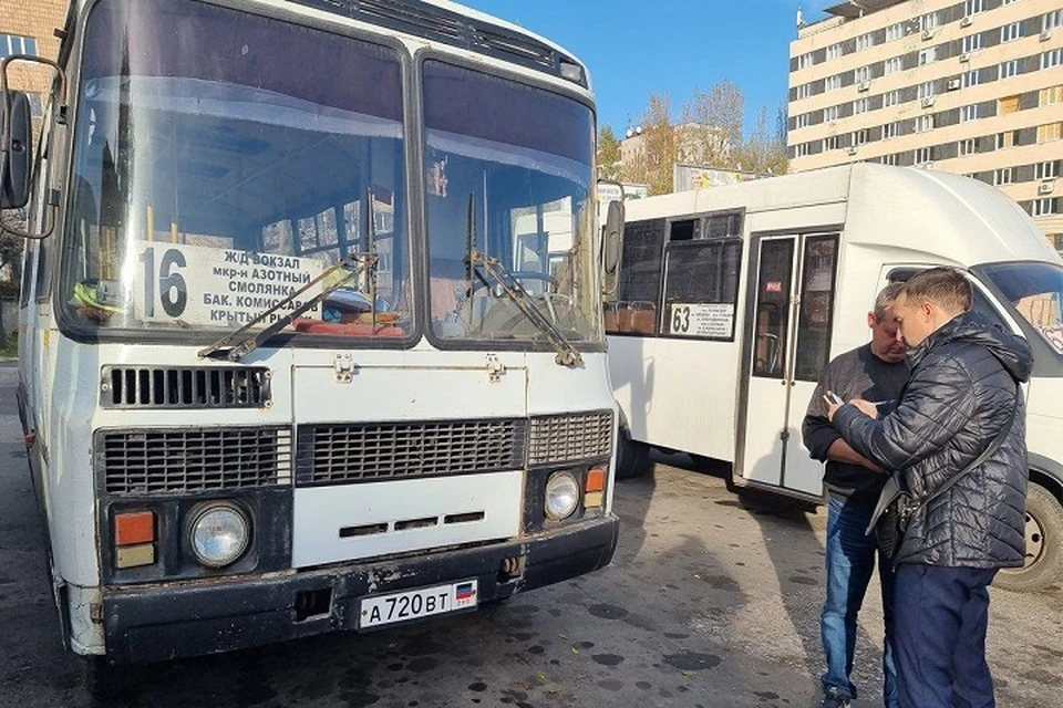 В Донецке проверили 14 единиц пассажирского транспорта. Фото: Минтранс ДНР