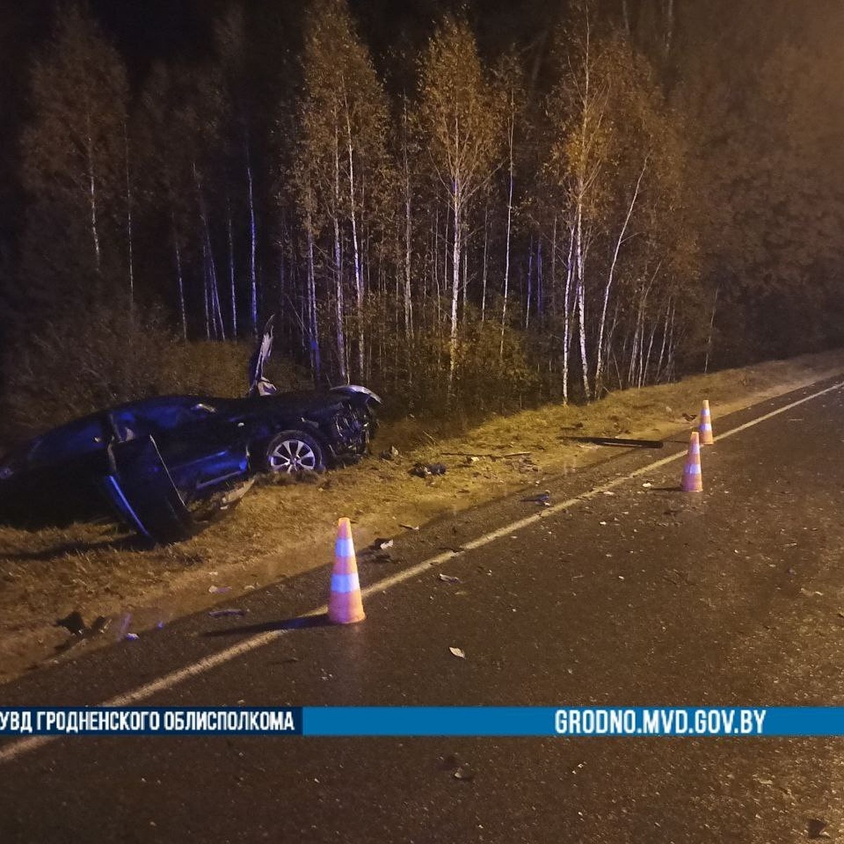 Водитель погиб в лобовом столкновении легковушек под Гродно - KP.RU