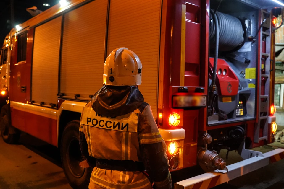 Пожар вспыхнул в Самаре вечером 31 октября