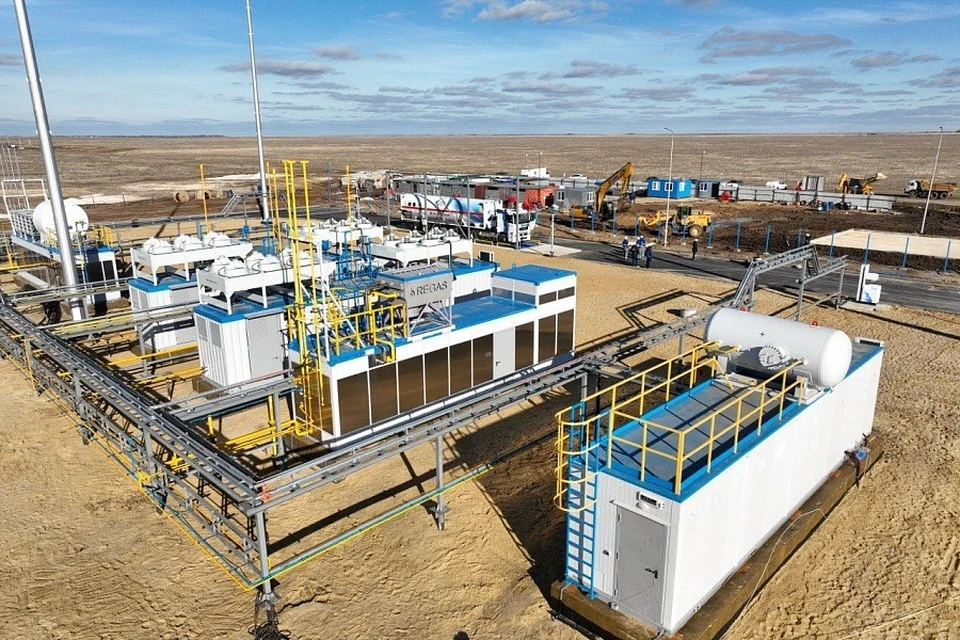 Крупное предприятие по сжижению природного газа открылось в Быковском районе Волгоградской области. ФОТО: администрация Волгоградской области