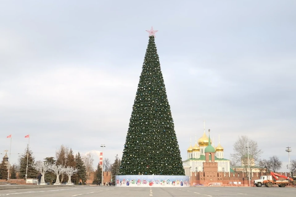 1,7 млн рублей потратят на главную новогоднюю елку Тулы