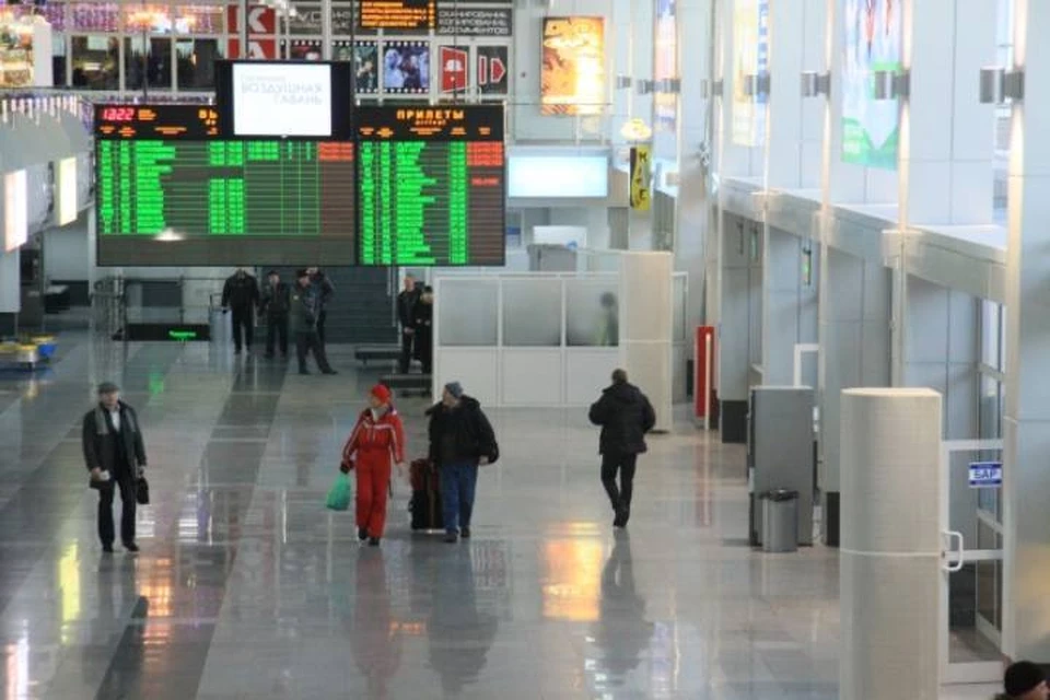 Пес Тайфун учуял наркотики у пассажира в аэропорту Иркутска