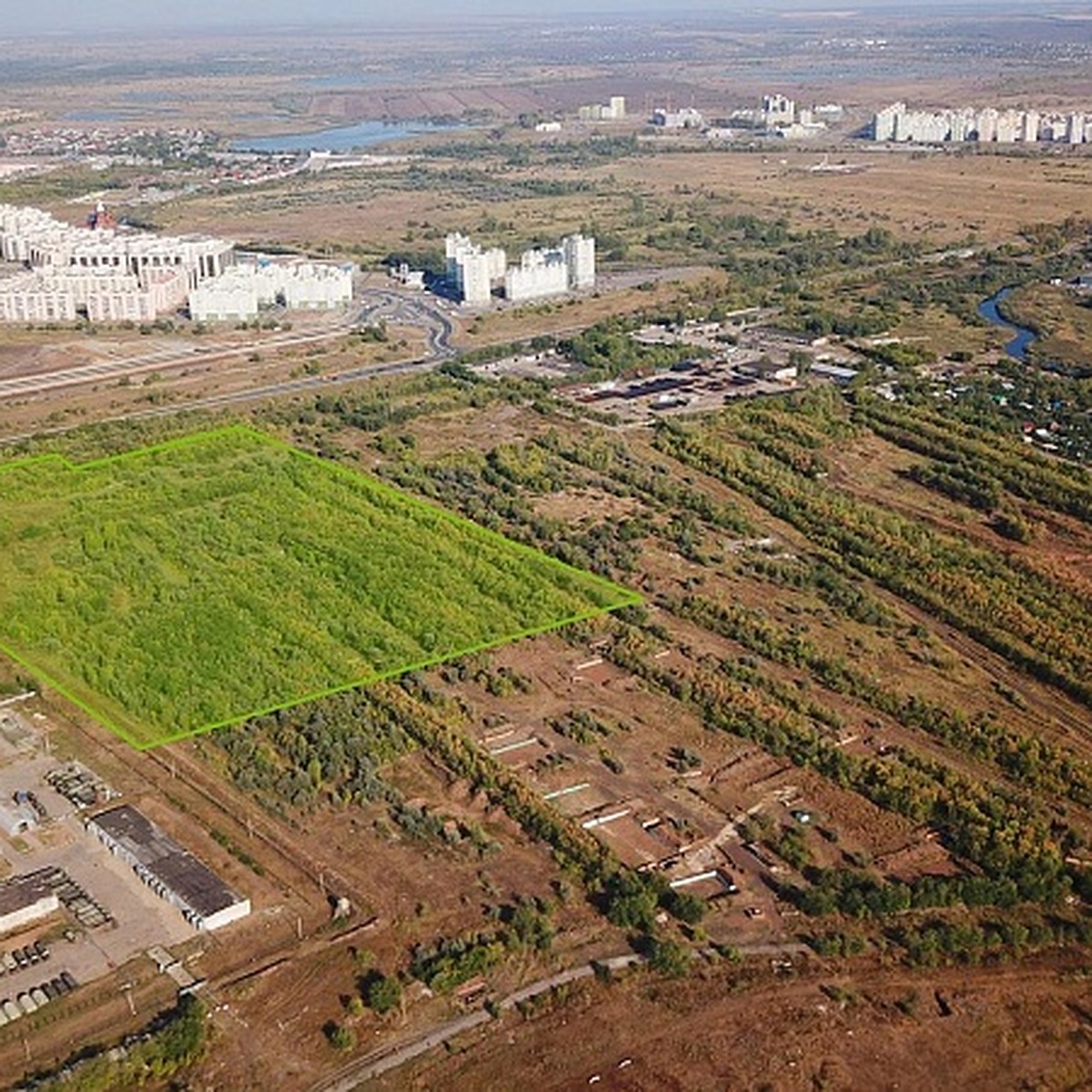 Пустырь около воинской части в Куйбышевском районе Самары отдадут под  застройку - KP.RU