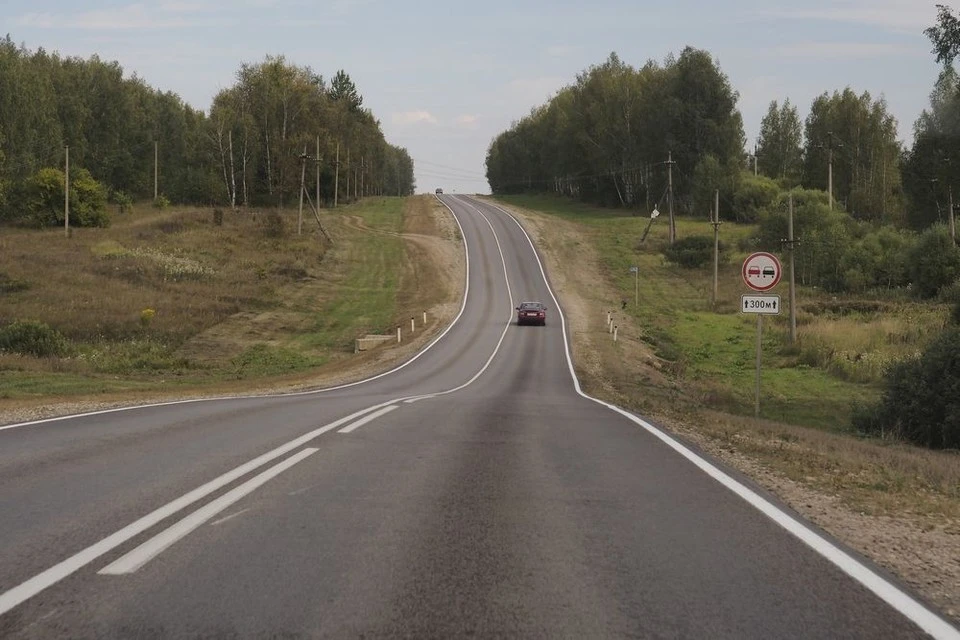 На участках трех трасс в Тульской области ввели зимний скоростной режим