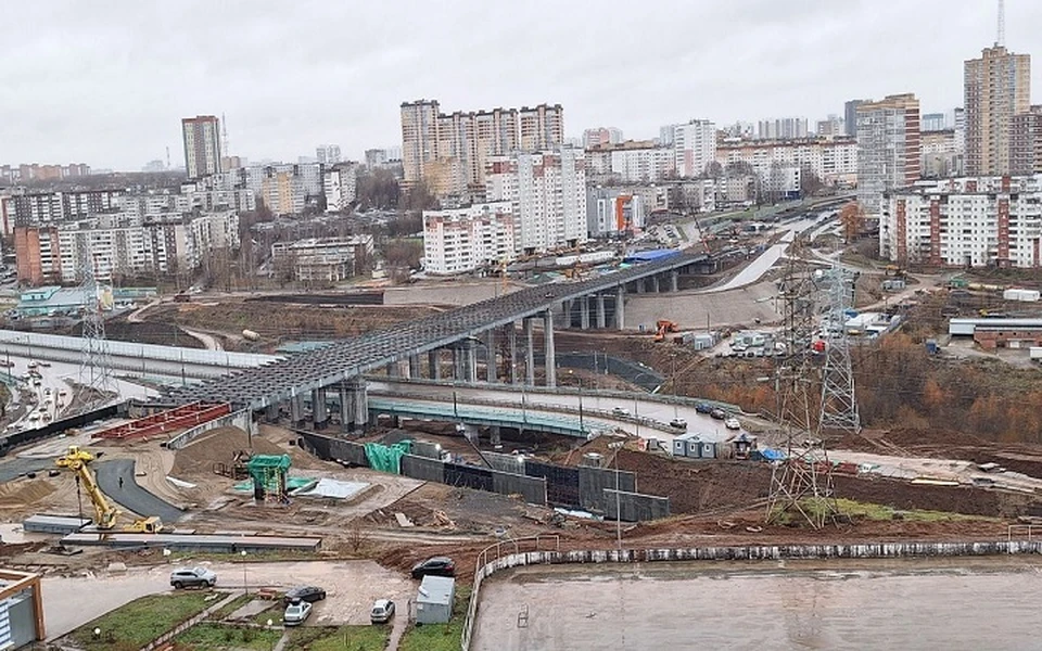 Работы выполнены в рамках возведения трассы ТР-53 «Переход ул. Старцева – пр. Октябрят – ул. Целинная».
