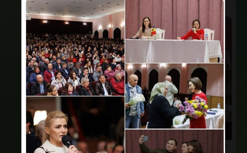 Майя Санду колесит по стране и агитирует за кандидатов от PAS (Фото: соцсети).