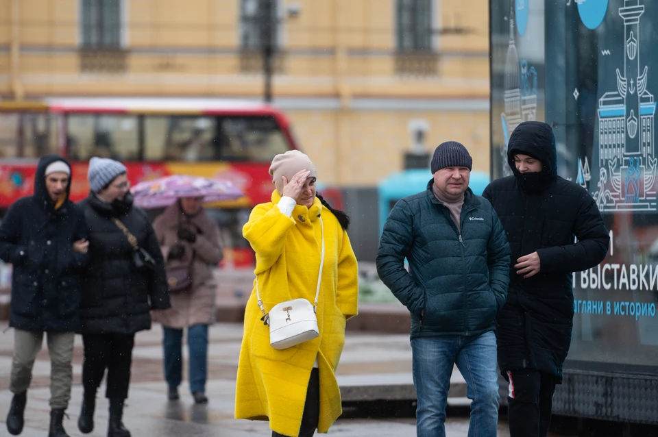 В Петербурге действует желтый уровень опасности.