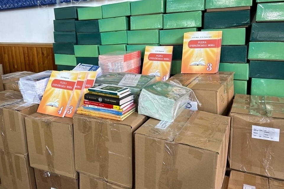 В Токмакский район доставили более 10 тысяч книг. ФОТО: администрация Токмакского района