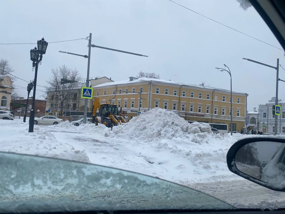 Третьи сутки в Ульяновской области без остановки идет снег