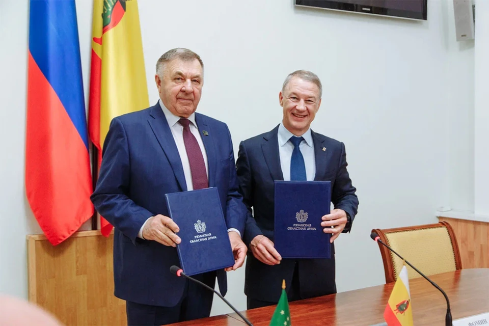 Парламенты Рязанской области и Адыгеи договорились о сотрудничестве.