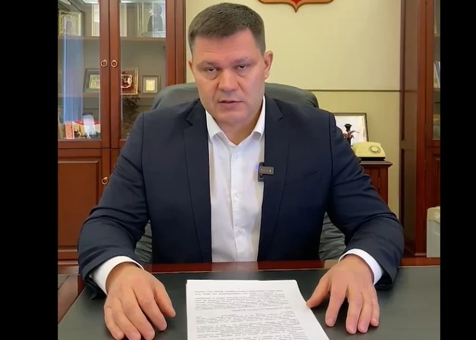 Стоп-кадр видео прямого эфира Сергея Воропанова от 27 ноября, ВКонтакте.