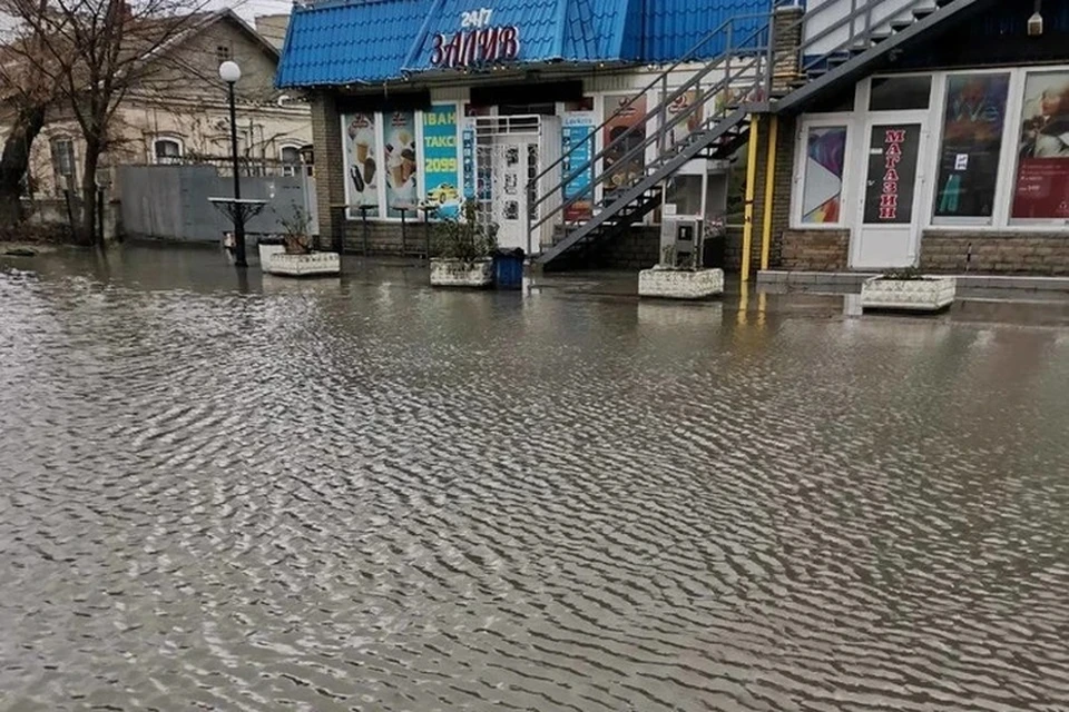 Последствия ураганного ветра в Бердянске. ФОТО: тг-канал "На самом деле в Запорожье"
