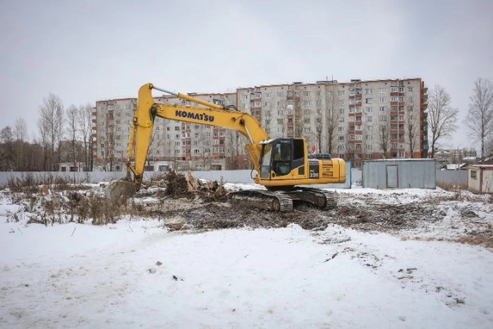 В Рыбинске начали строить дом под расселение из аварийного жилья