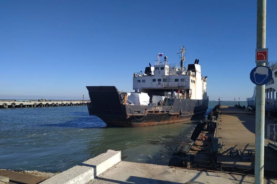 Керченская переправа и морпорты Кубани работают с ограничениями из-за непогоды Фото: РосМорРечФлот