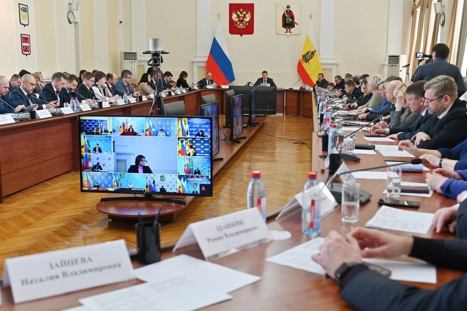 Губернатор Павел Малков провел заседание Правительства Рязанской области.