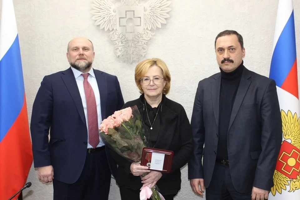 Веронику Скворцову наградили орденом "За заслуги перед Запорожской областью". ФОТО: ФМБА России