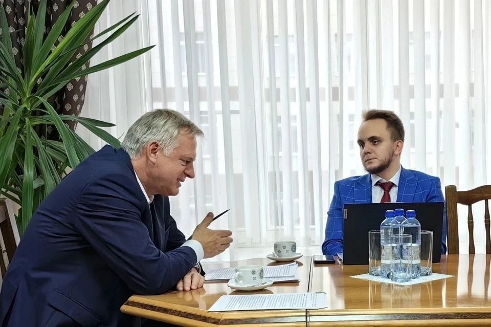 Глава Оренбургского района Василий Шмарин на интервью с «Комсомольской правдой»