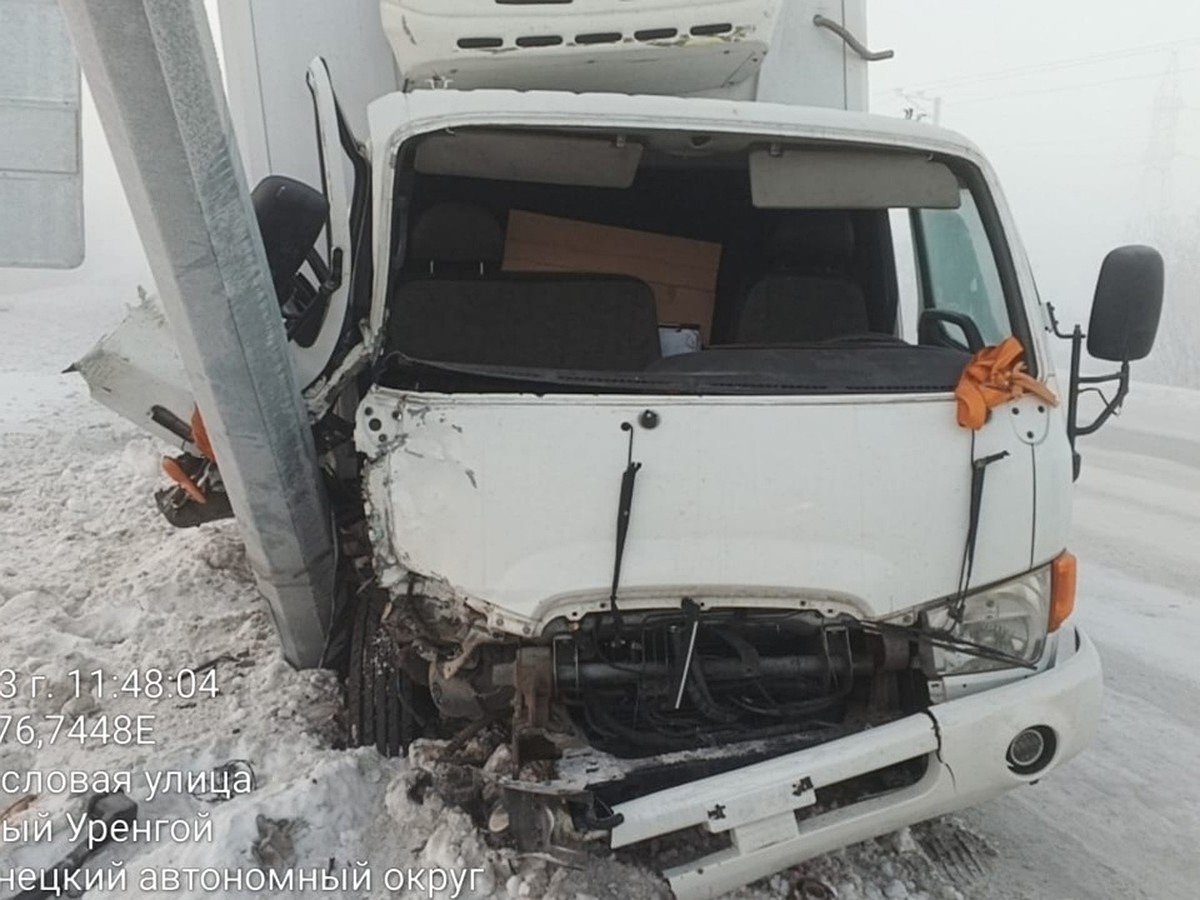 На трассе Сургут - Салехард водитель «Hyundai» врезался в столб и покалечил  пассажиров - KP.RU