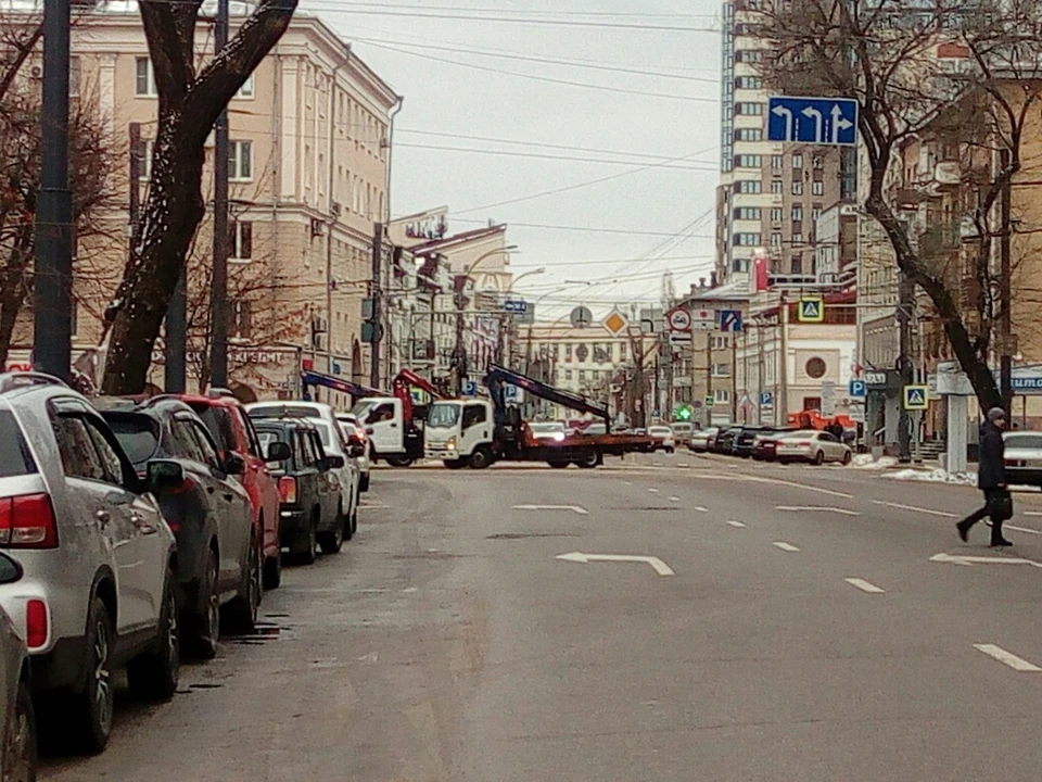 Воронежцы связали рост штрафа с недавно стартовавшей эвакуацией автомобилей с закрытыми номерами