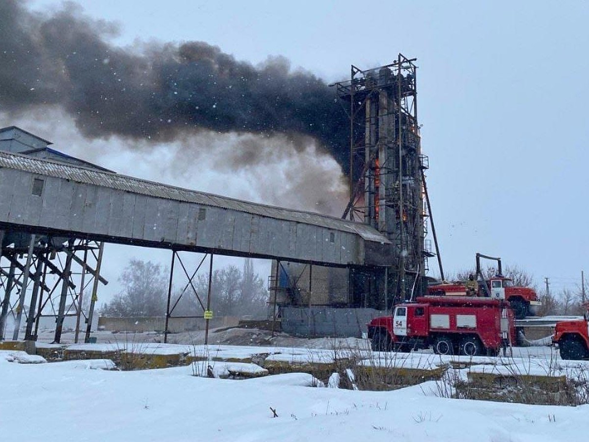 В Стерлитамакском районе произошел пожар на хранилище с 30 тоннами семян  подсолнечника - KP.RU