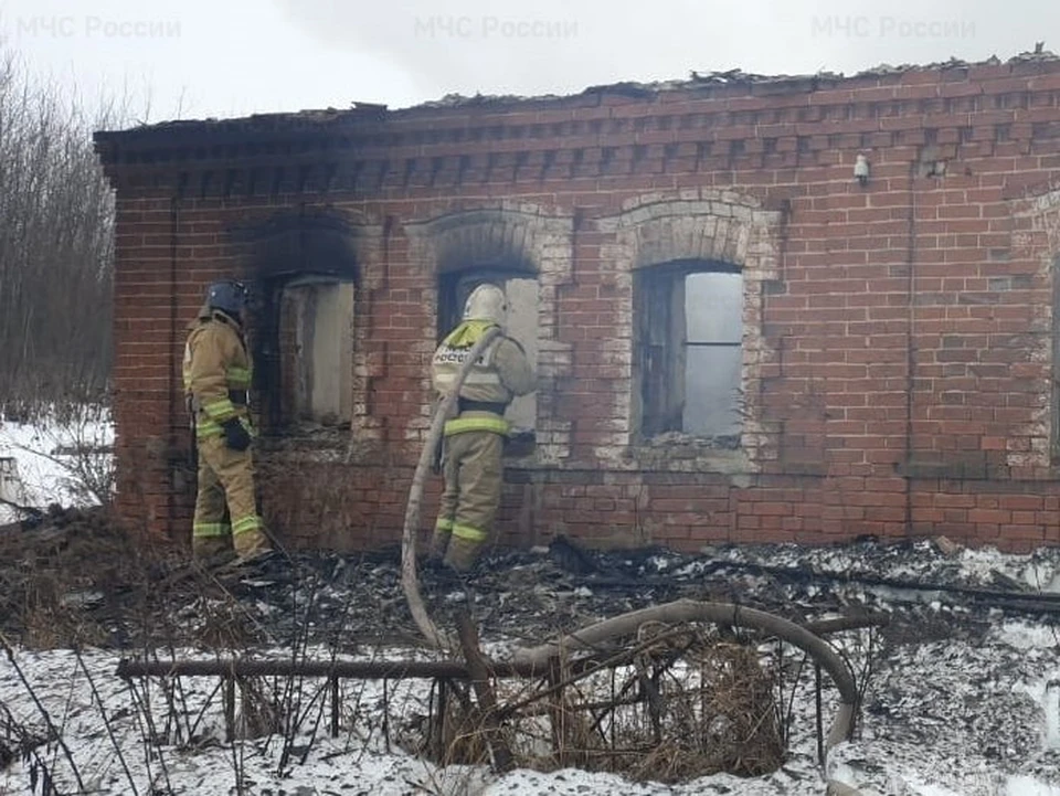 В Арсеньевском районе Тульской области на пожаре погиб человек