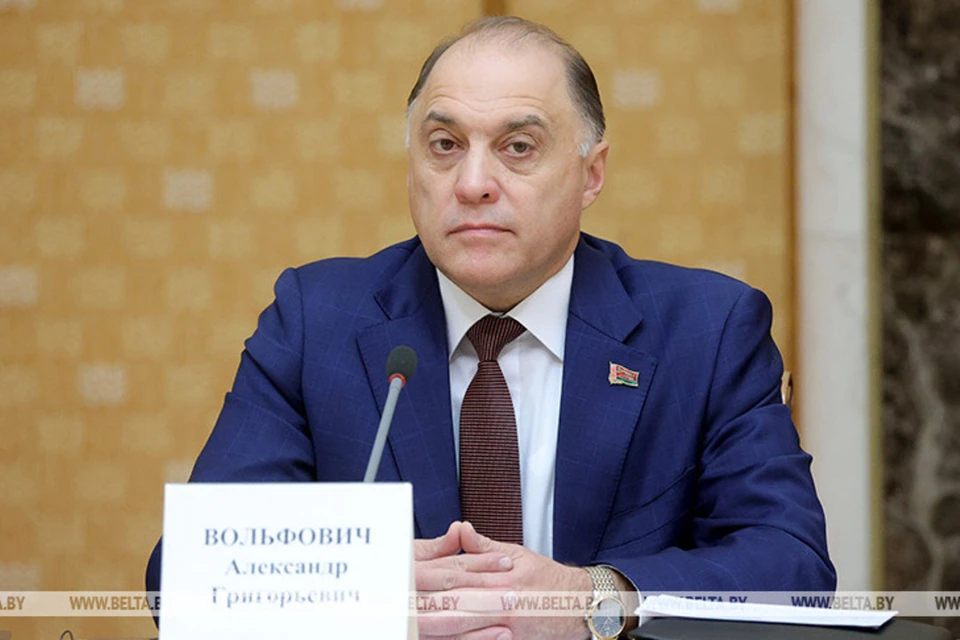 Госсекретарь Совбеза Вольфович сказал, что экстремисты и террористы пытаются дестабилизировать обстановку в Беларуси. Фото: БелТА