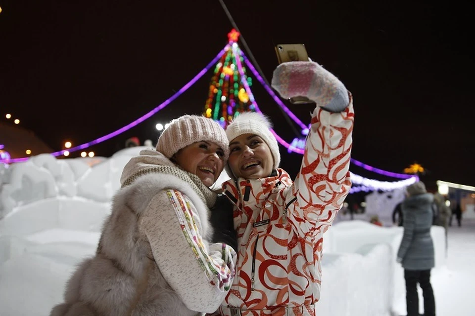 Праздничное открытие елочных городков пройдет вечером.